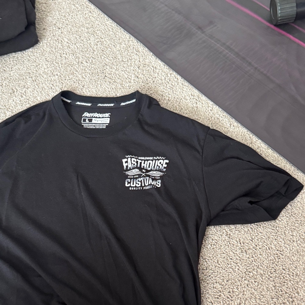 Fasthouse Men's Black Short Sleeve Tee NWOT